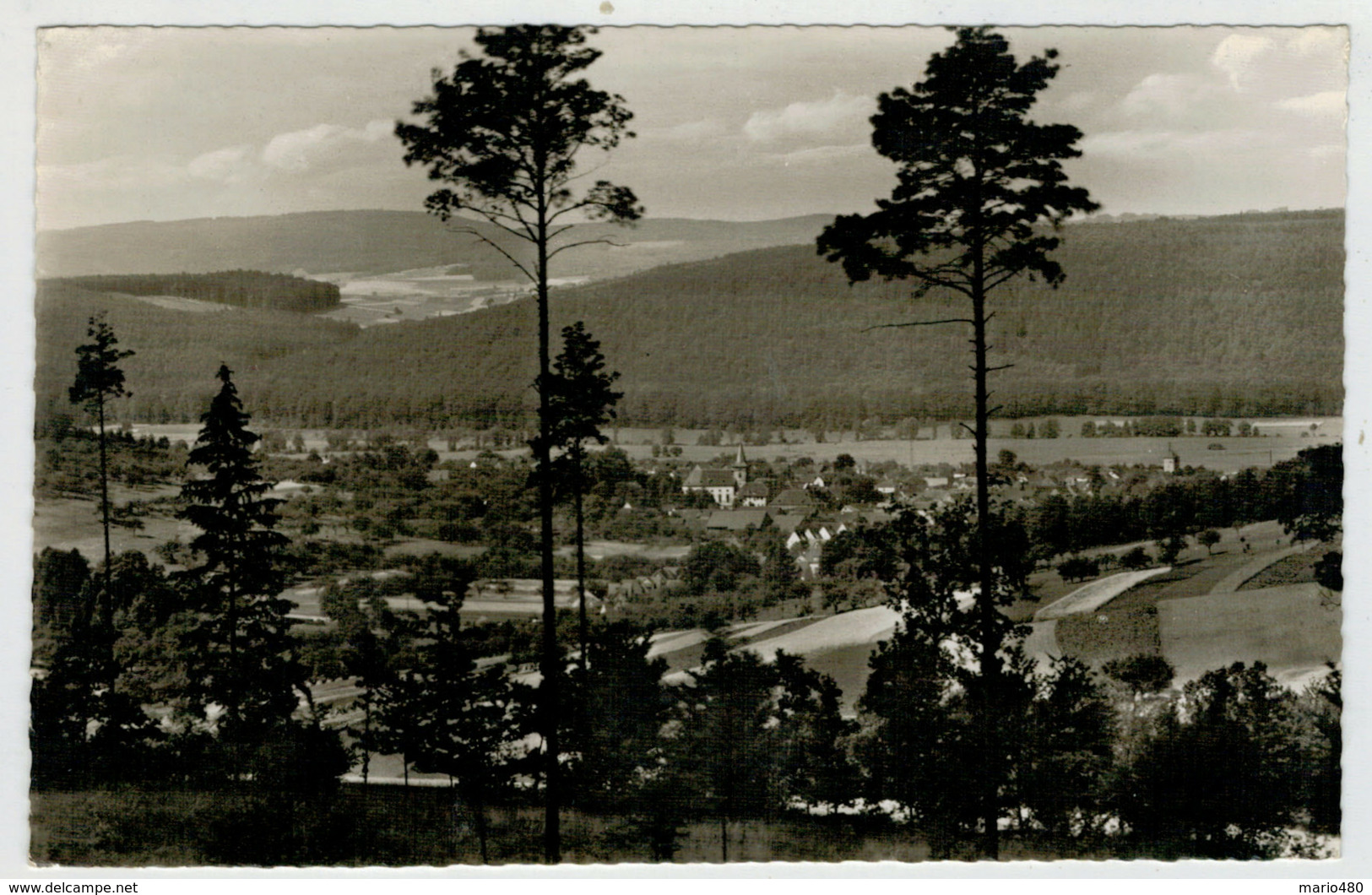 C.P.  PICCOLA    BAD  KOENIG   IM  ODENWALD             2 SCAN   (VIAGGIATA) - Bad Koenig