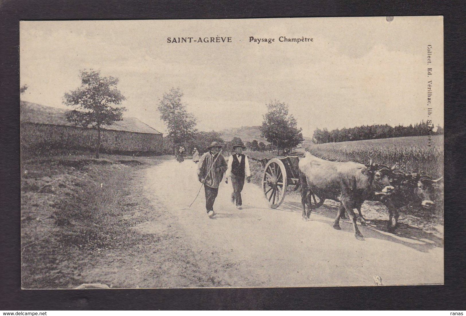 CPA Ardèche 07 écrite Saint Agrève - Saint Agrève