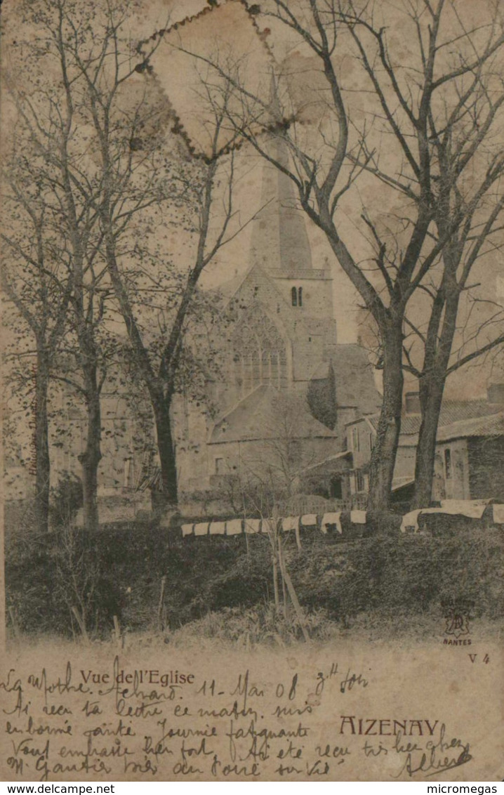 85 - AIZENAY - Vue De L'Eglise - Aizenay