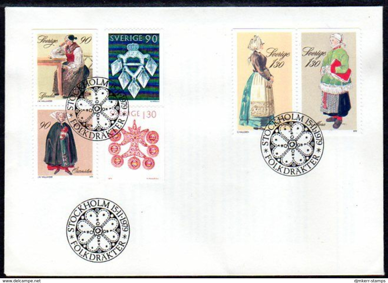 SWEDEN 1979 Christmas FDC.  Michel 1087-92 - FDC