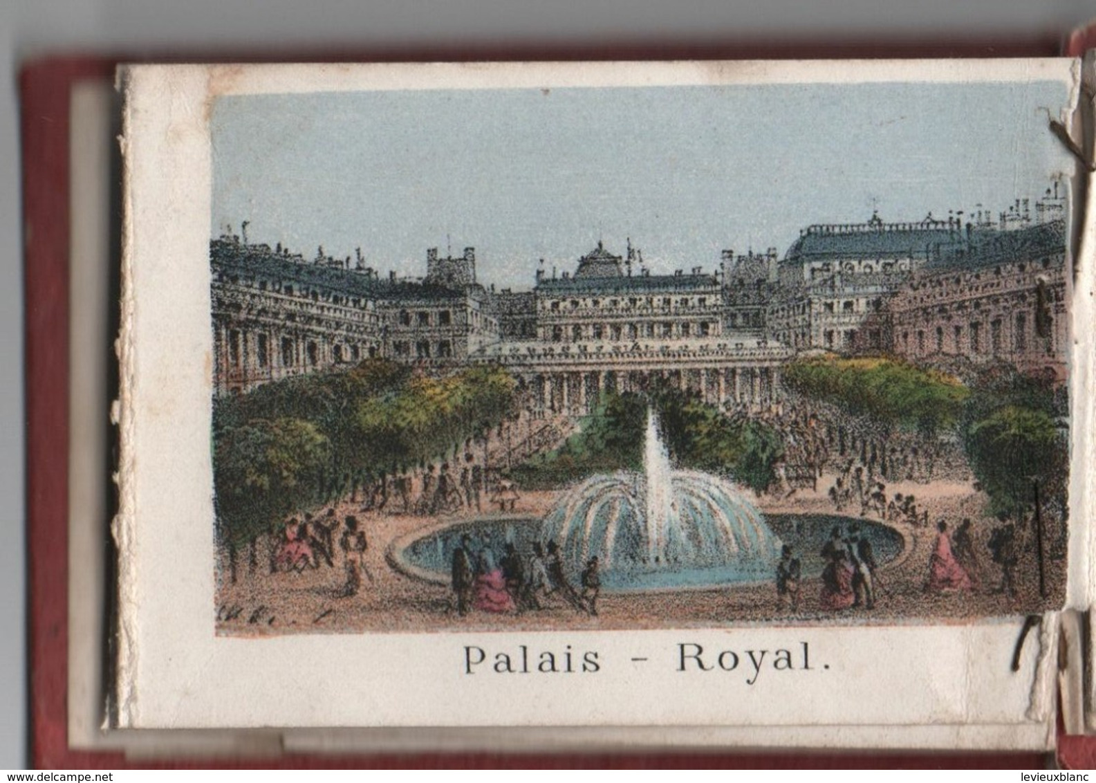 Petit livret souvenir de PARIS/10 Gravures:Madeleine,Bourse,Louvre,OpéraTTuileries,Vendôme,Etoile,etc/Vers 1858  NAP14