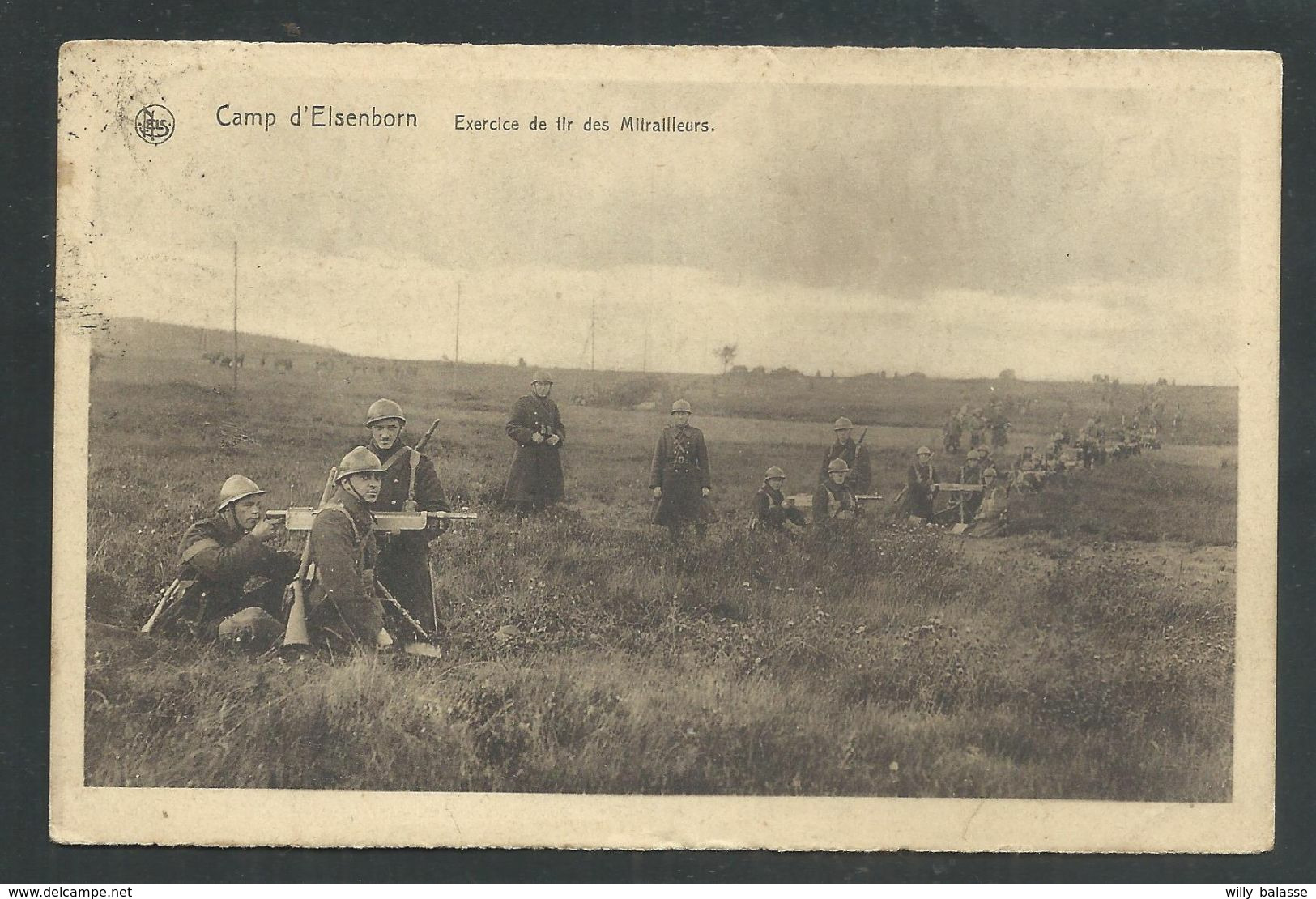 +++ CPA - Camp D'ELSENBORN - Exercice De Tir Des Mitrailleurs - Militaria - Militaire - Nels // - Bütgenbach