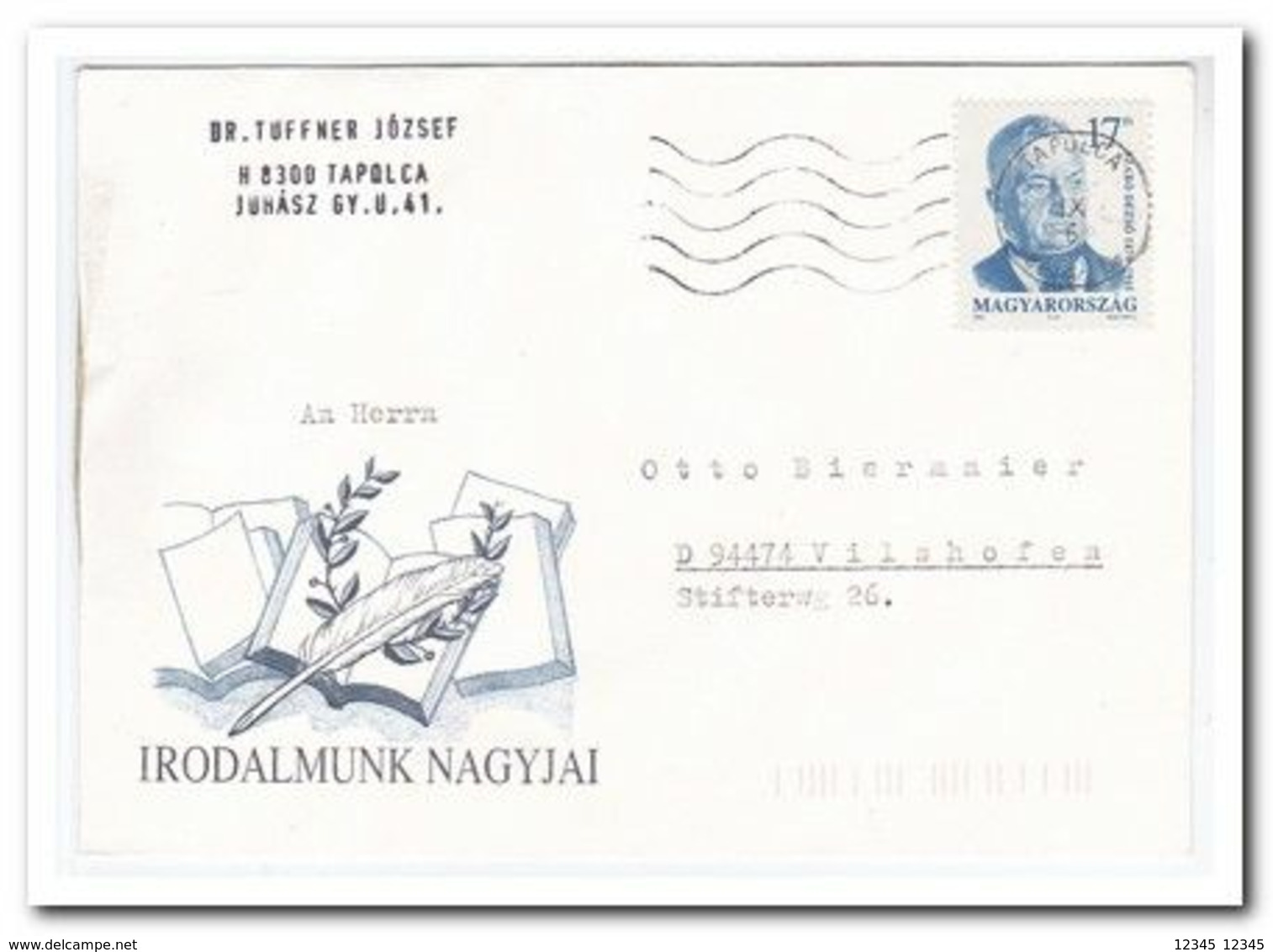 1993, 3 Letters From Tapolca To Vilshofen Germany - Storia Postale