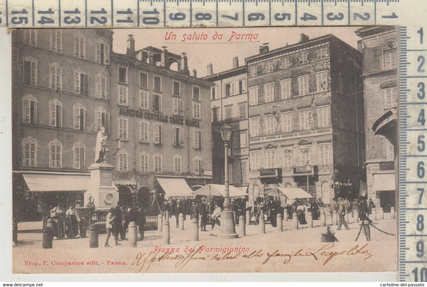 PARMA  PIAZZA DEL PARMIGIANINO 1903 - Parma