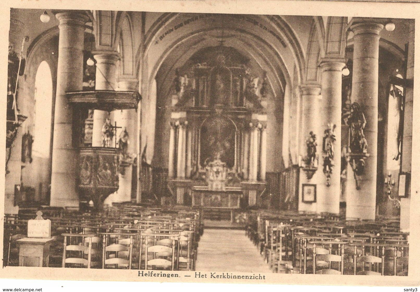 Herfelingen, Het Kerkbinnenzicht,, Ongebruikt - Herne