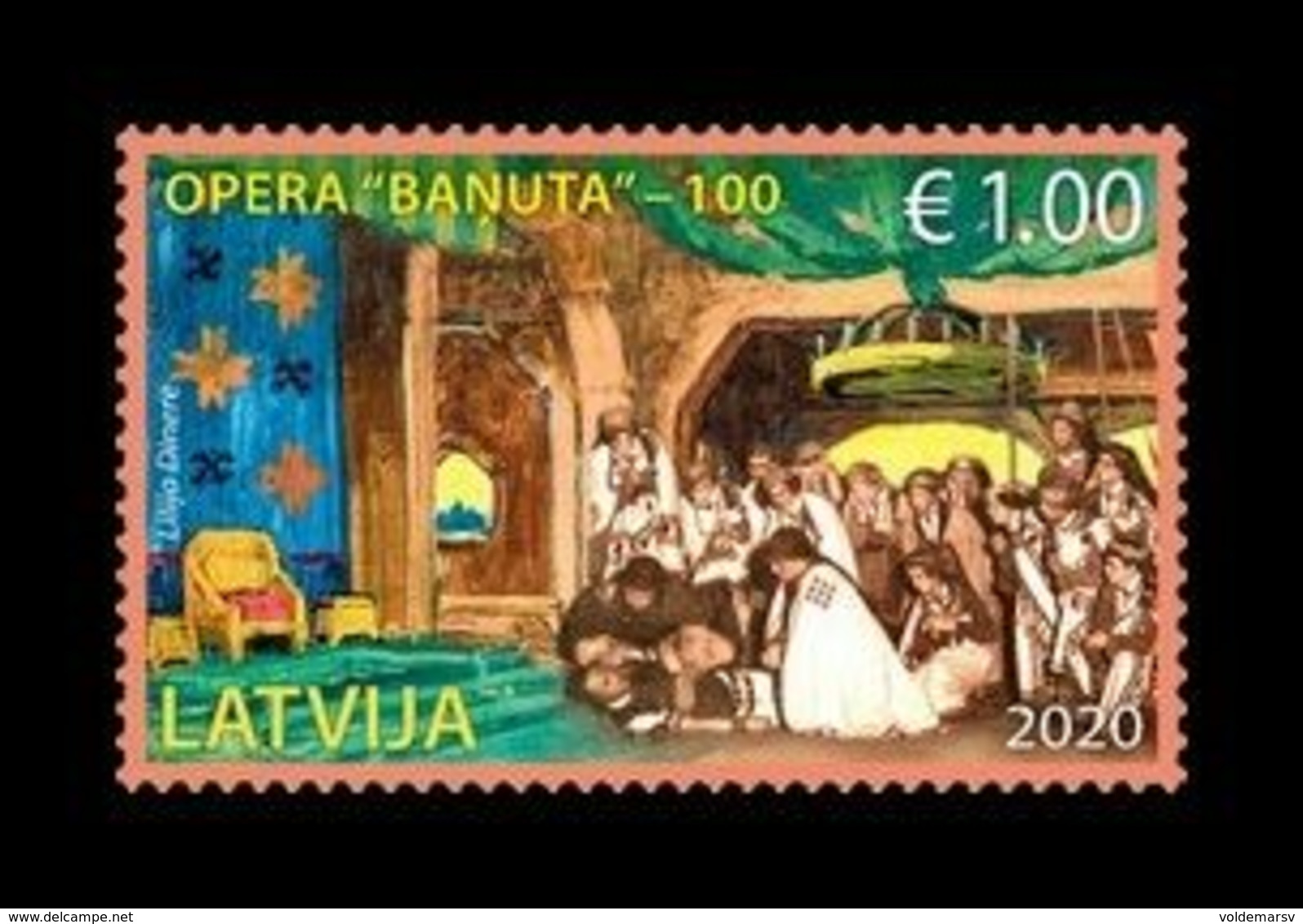 Latvia 2020 Mih. 1108 First Latvian Opera Banuta MNH ** - Latvia