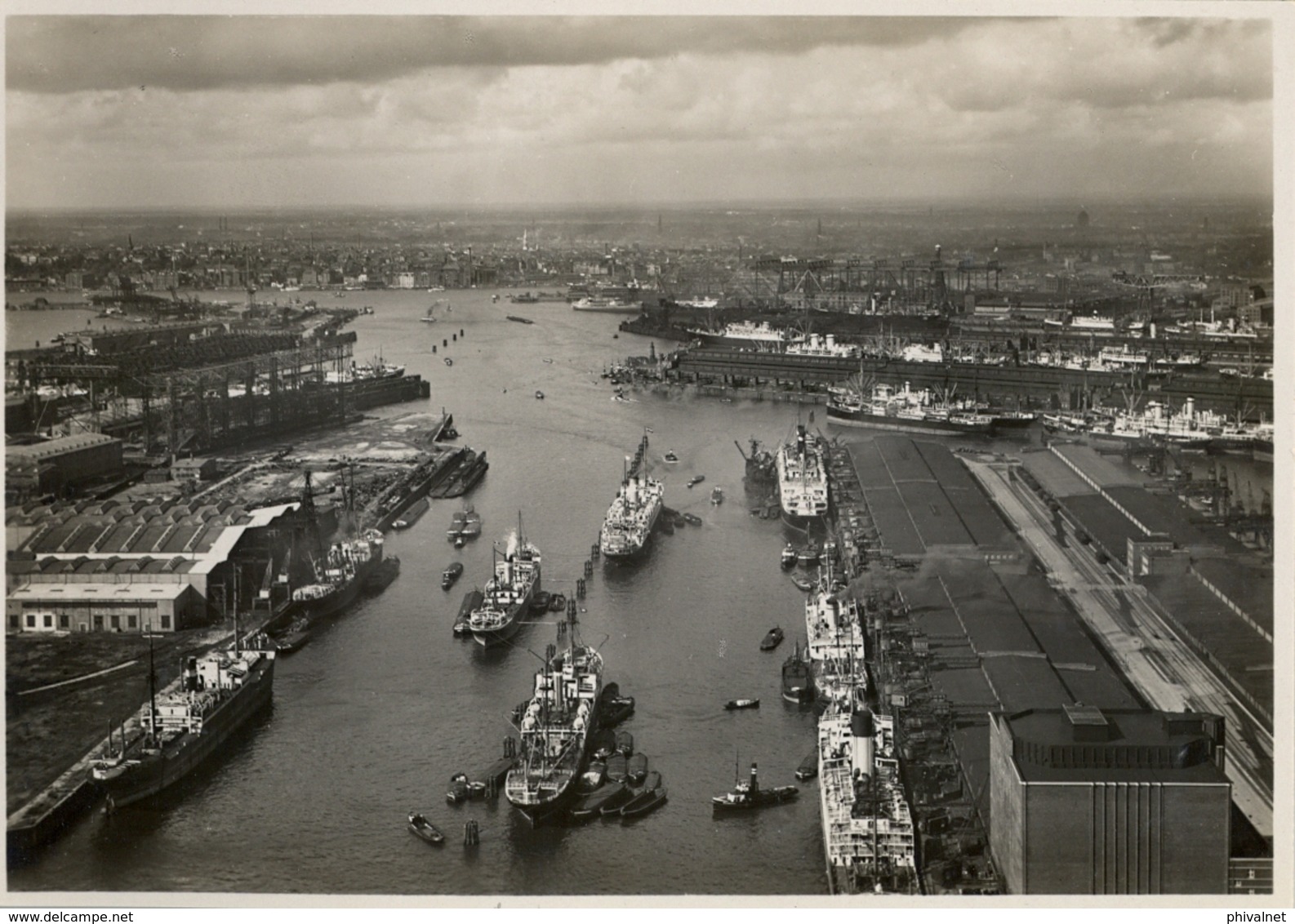 T.P. NO CIRCULADA , BARCOS , SHIPS , PUERTO DE HAMBURGO , DEUTSCHLANDS GRÖSSTER HAFEN - Remorqueurs