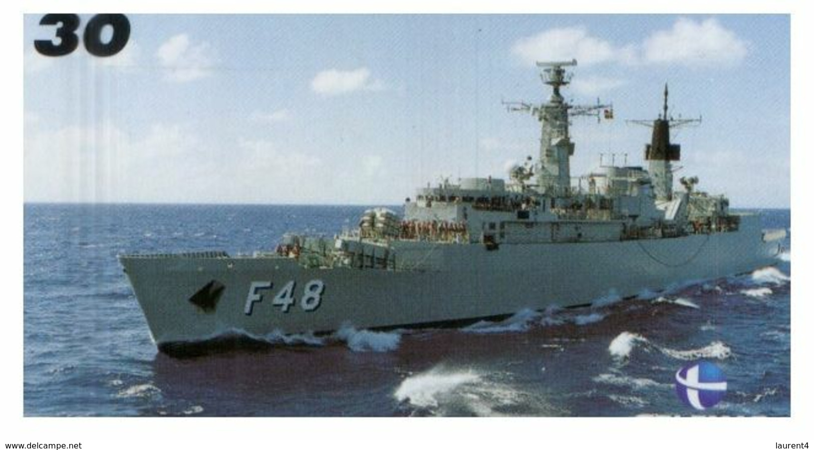 (G 21) Brazil -  F48 Warship - ネコ -Carte Tephone / Phonecard / Telefonkarte / Carta Telefonica / Tarjeta Telefónica - Armée