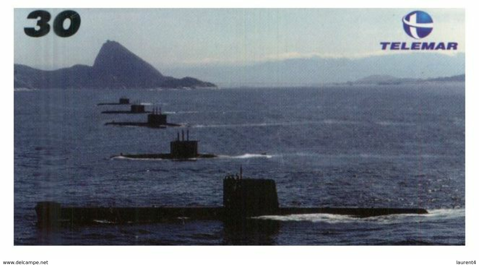 (G 21) Brazil -  Submarines - ネコ -Carte Tephone / Phonecard / Telefonkarte / Carta Telefonica / Tarjeta Telefónica - Leger