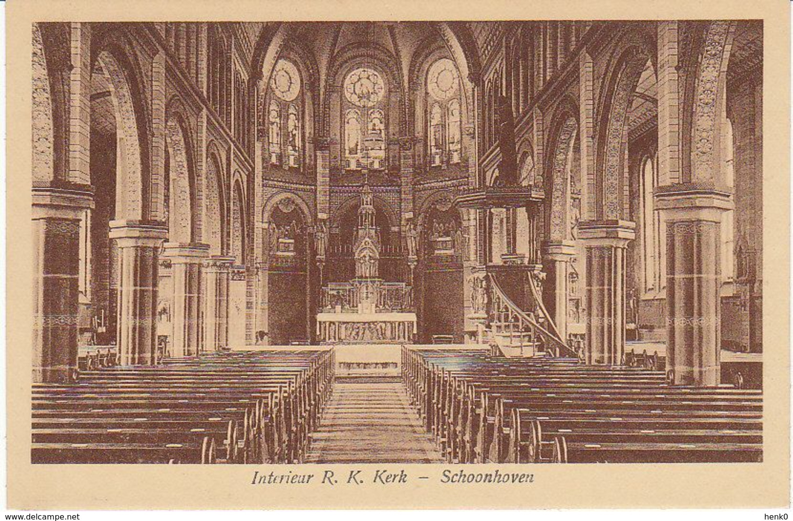 Schoonhoven Interieur R.-K. Kerk K806 - Schoonhoven