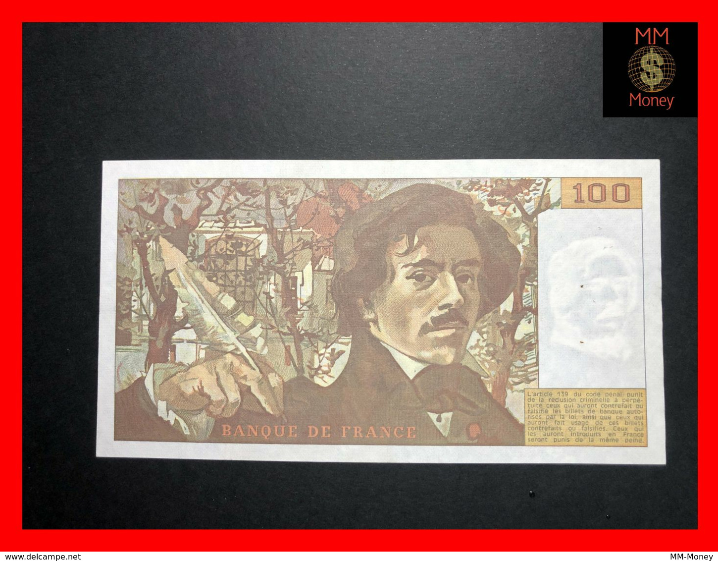 FRANCE 100 Francs 1985   P. 154   VF++ - 100 F 1978-1995 ''Delacroix''