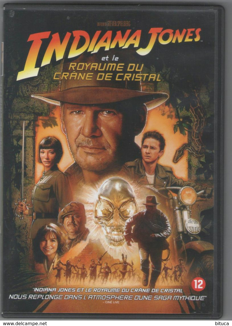 DVD INDIANA JONES ET LE ROYAUME DU CRÂNE DE CRISTAL HARRISON FORD/STEVEN SPIELBERG TRèS BON ETAT & RARE - Action, Adventure