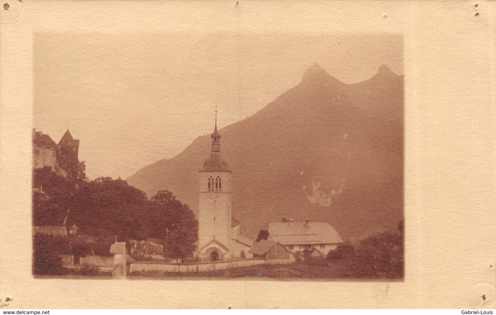 Carte Sans Indications - Gruyères Eglise Et Dent De Broc - Broc