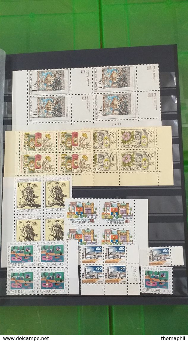 lot n° TH 519 MONDE dont europe , un bon classeur de timbres neufs xx   voir mes autres vente