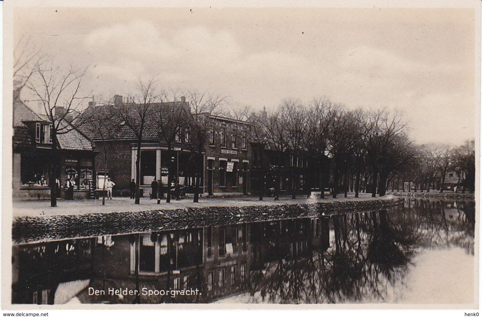 Den Helder Spoorgracht Oude Fotokaart J1636 - Den Helder