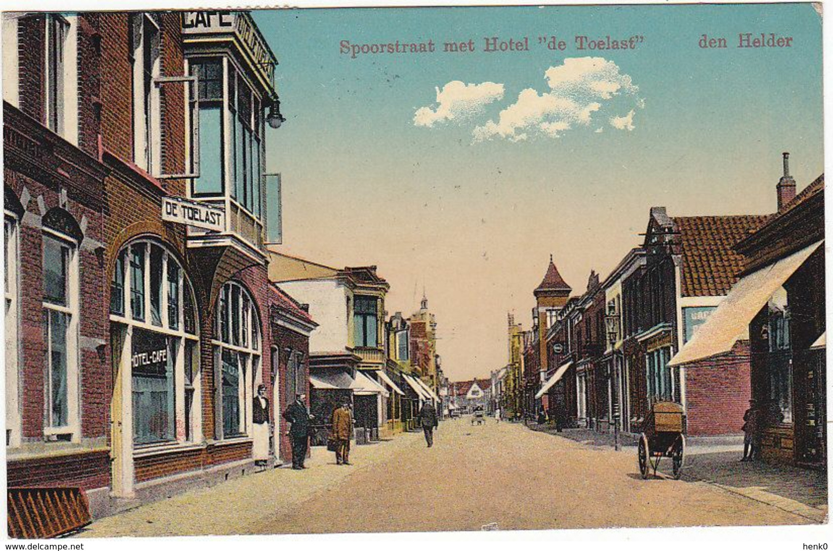 DEN HELDER Hotel De Toelast Spoorstraat J1640 - Den Helder