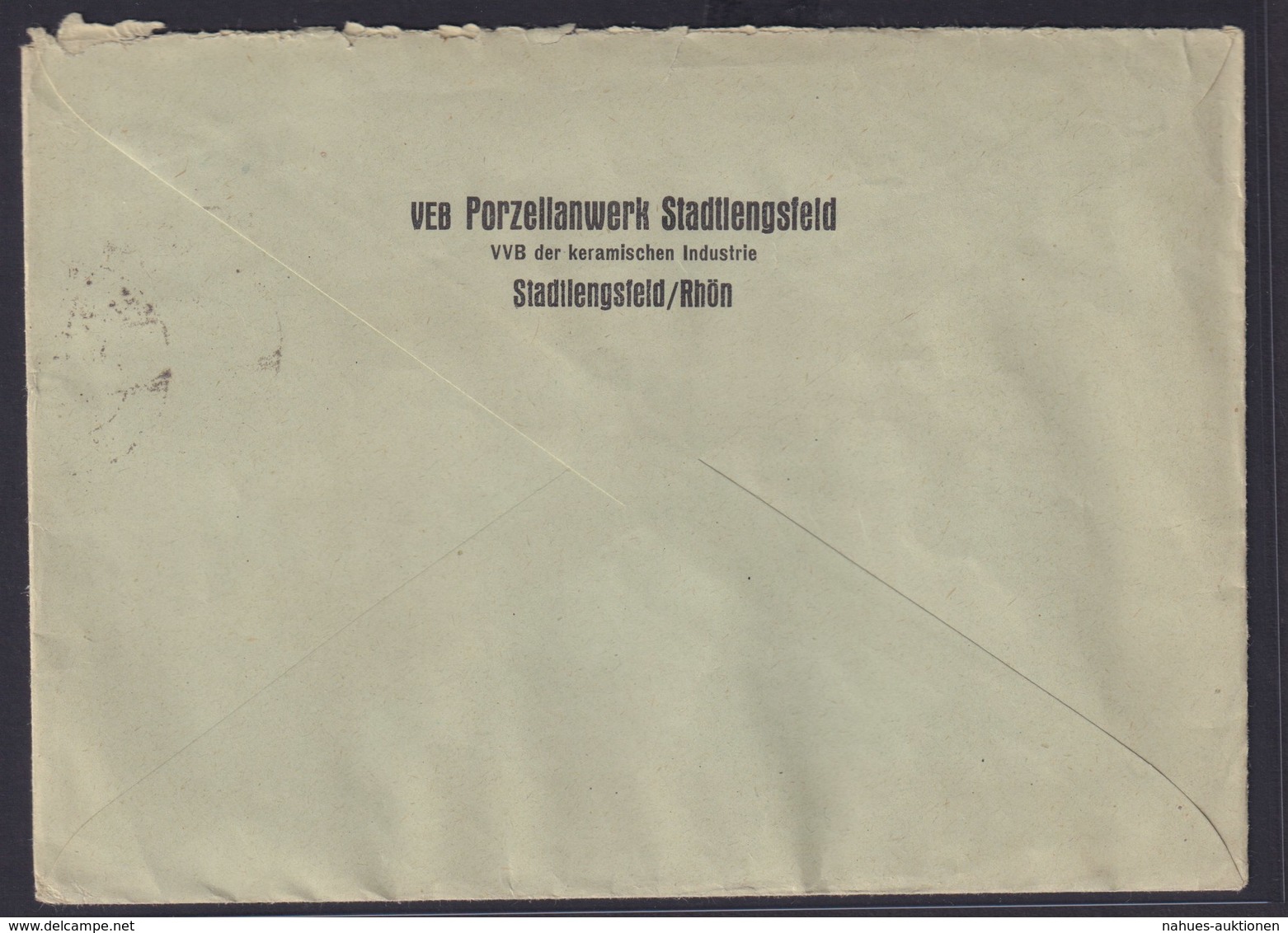 DDR Brief MEF 349 Karl Marx Behördenpost Stadtlengsfeld Rhön Thüringen - Andere & Zonder Classificatie