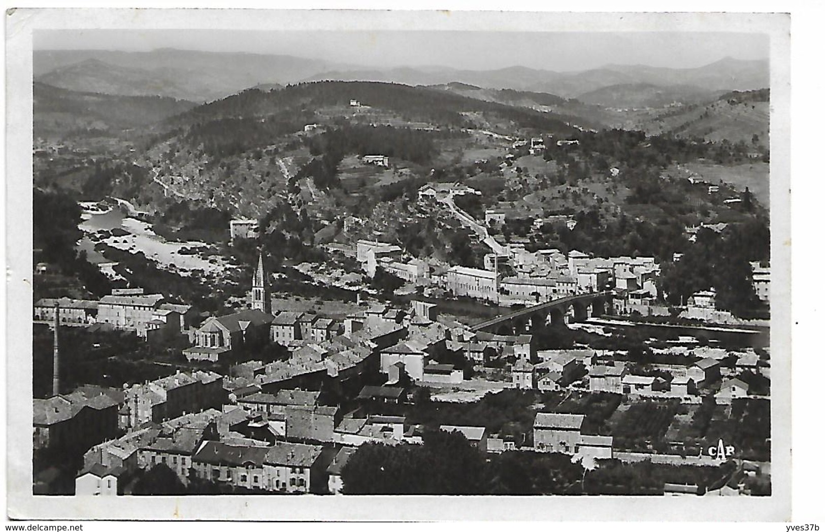 AUBENAS - Vue Générale Prise De La Herrasse - Aubenas