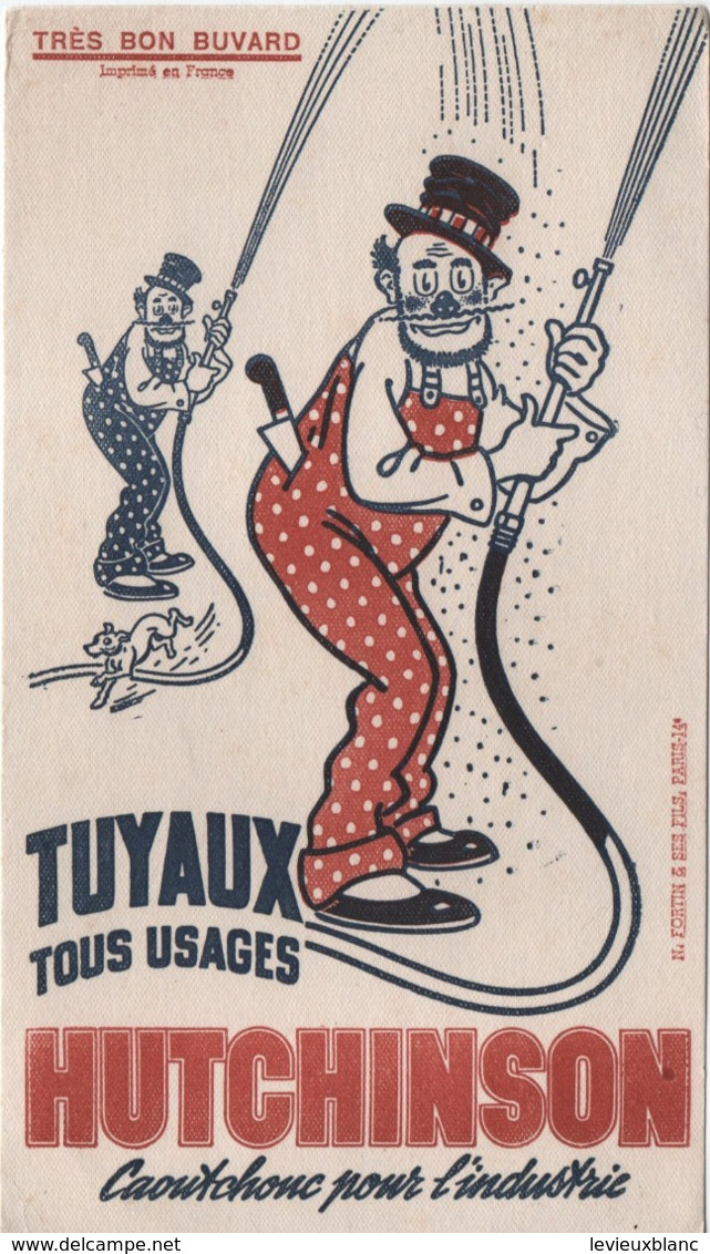 Buvard Ancien/ Tuyaux Tous Usages/Caoutchouc Pour L'Industrie/HUTCHINSON/Fortin Paris/ Vers 1950-60    BUV474 - Auto's