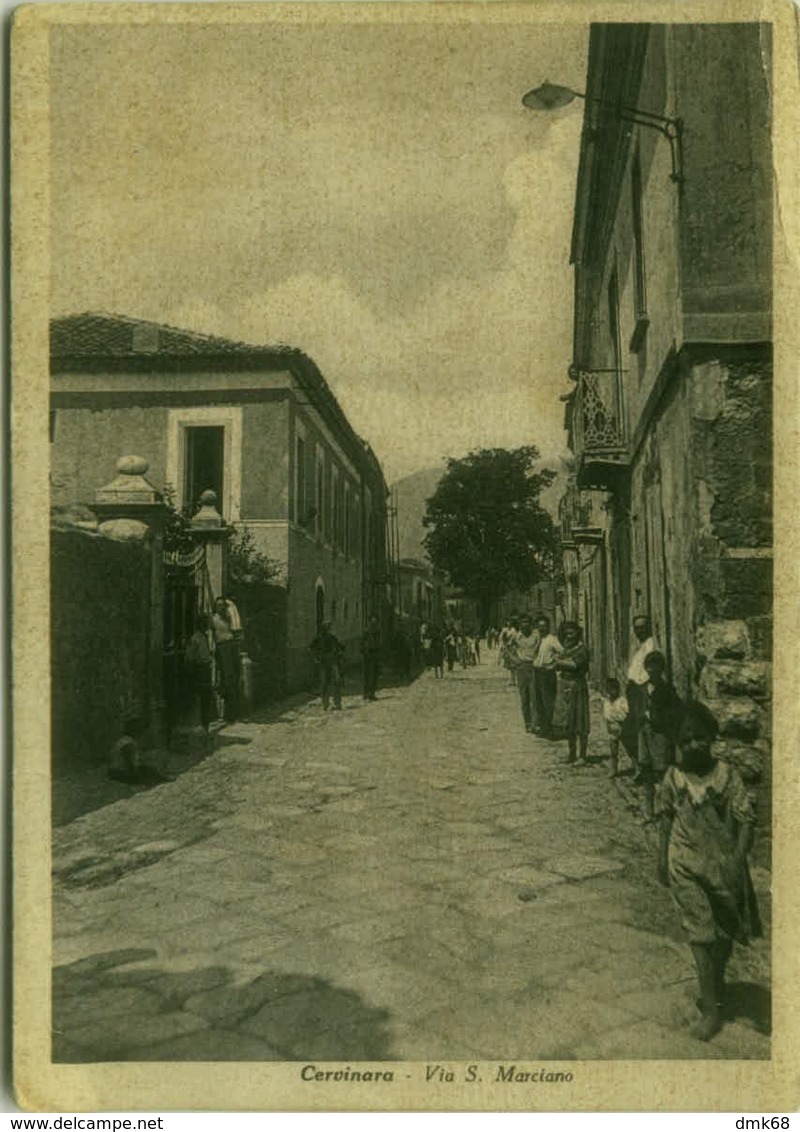 CERVINARA ( AVELLINO ) VIA S. MARCIANO - EDIZIONE ANIELLO D'ANGELILLO - 1930s  ( 4737) - Avellino