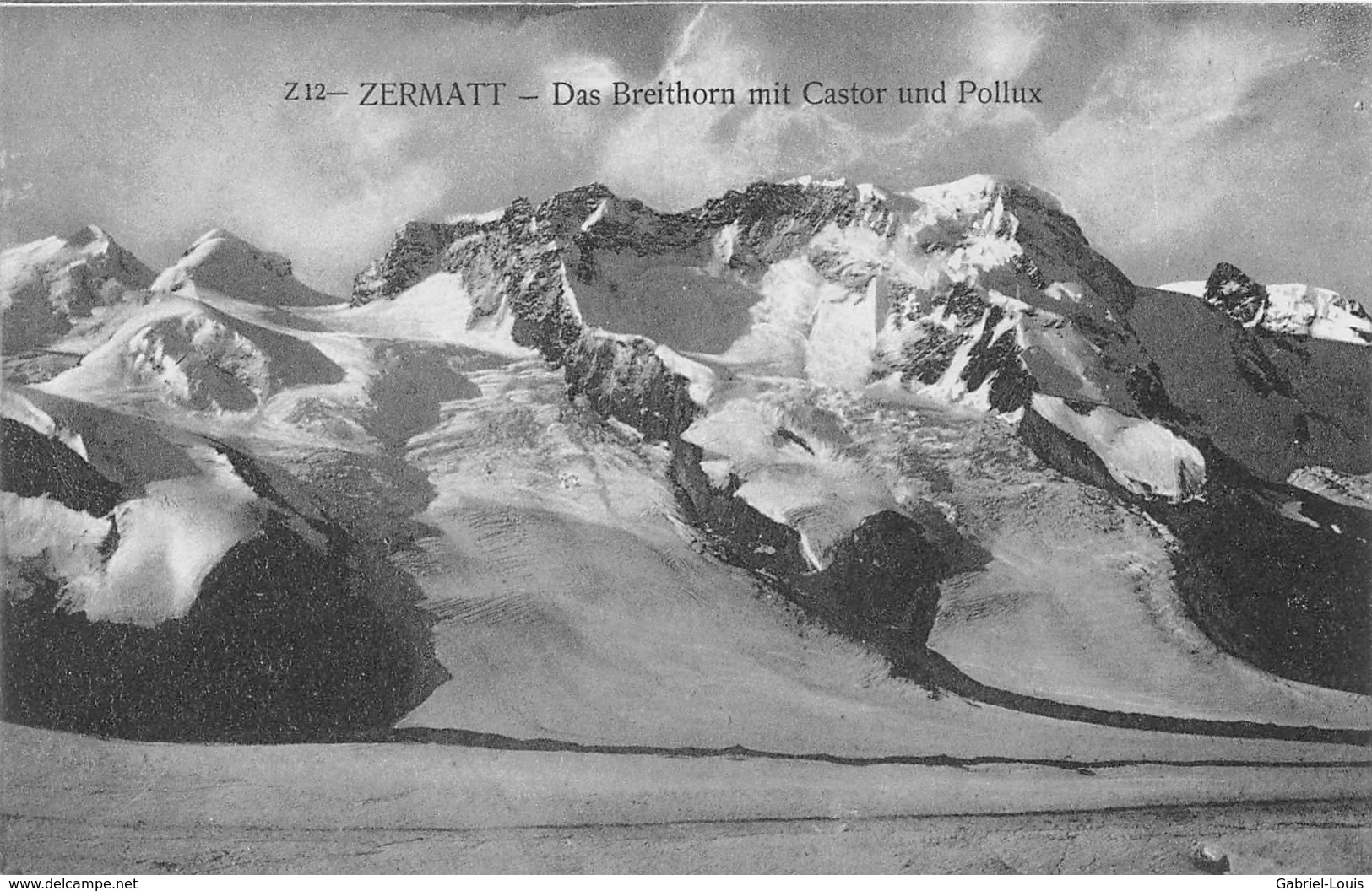 Zermatt Das Breithorn Mit Castor Und Pollux - Zermatt