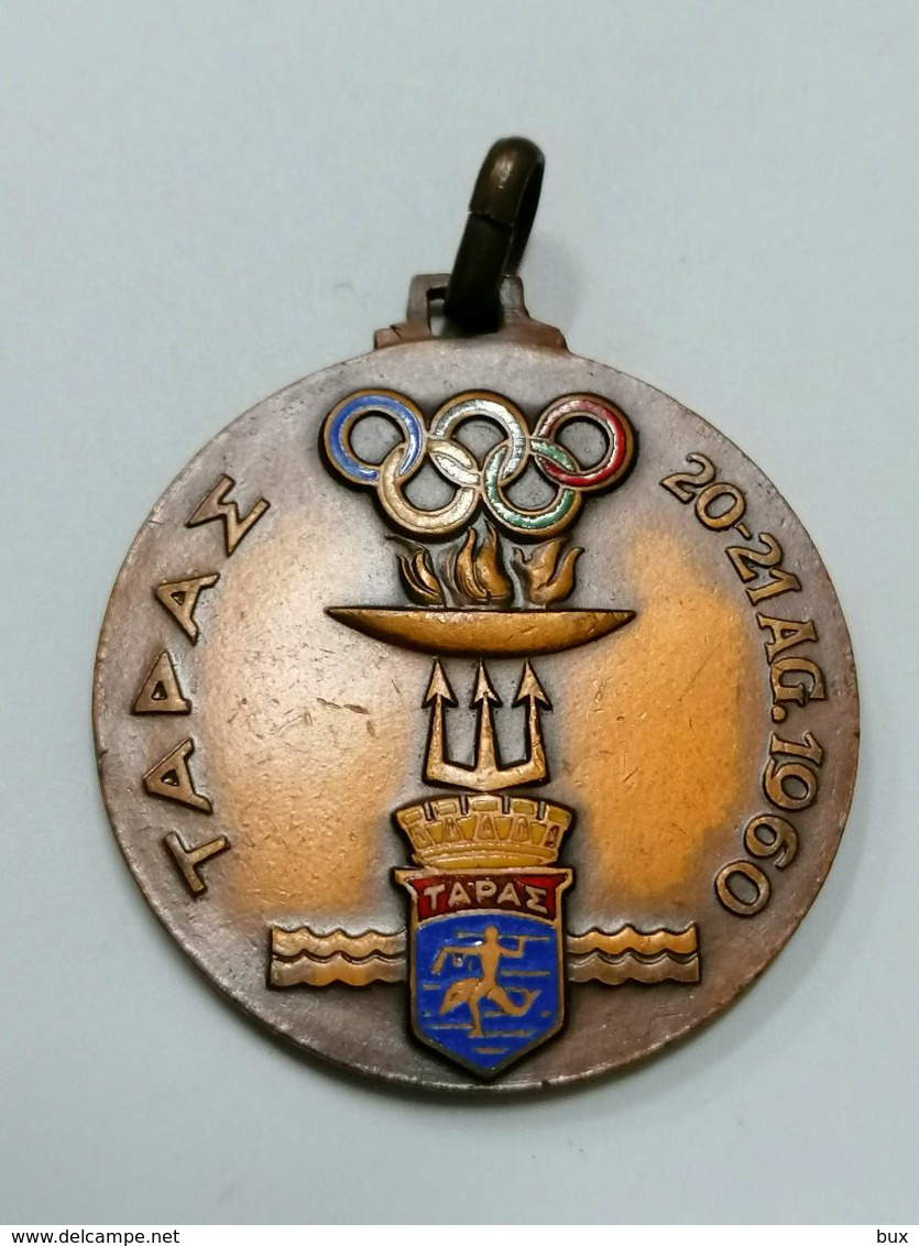 Roma 1960 Olimpiadi Taranto Medaglia - Giochi Olimpici