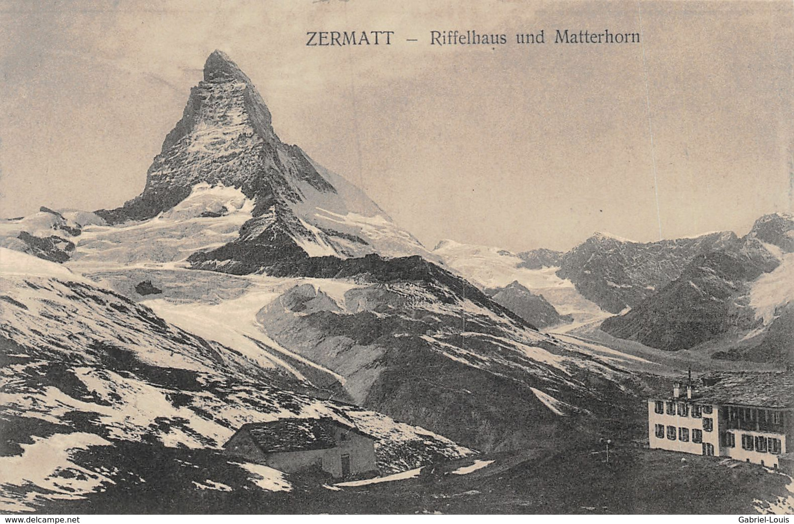 Zermatt  Riffelhaus Und Matterhorn - Zermatt