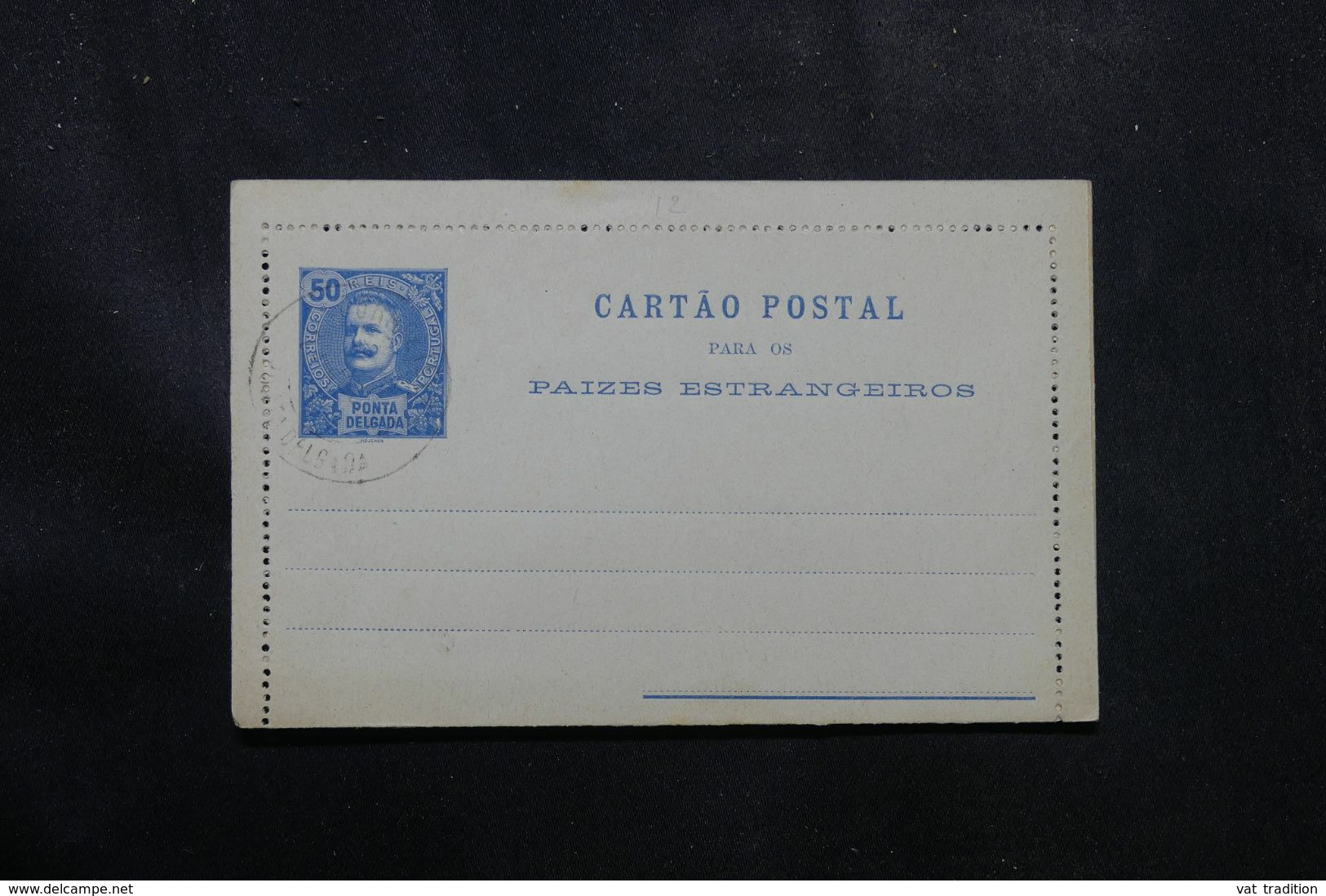 PORTUGAL / PONTA DELGADA - Entier Postal Avec Oblitération  - L 70101 - Ponta Delgada