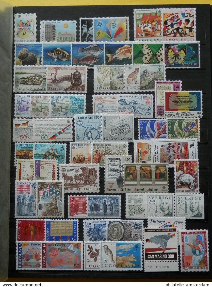 EUROPA CEPT 1956-1994: MNH collection in stockbook