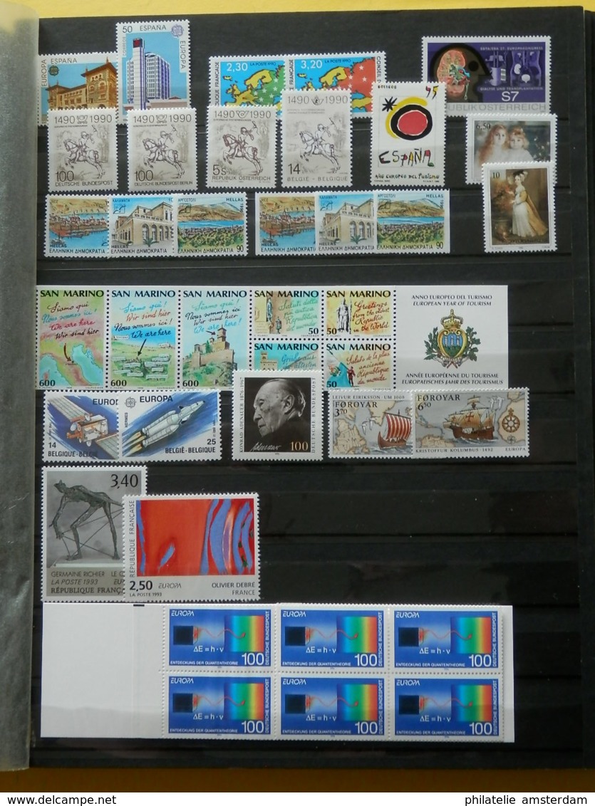 EUROPA CEPT 1956-1994: MNH collection in stockbook