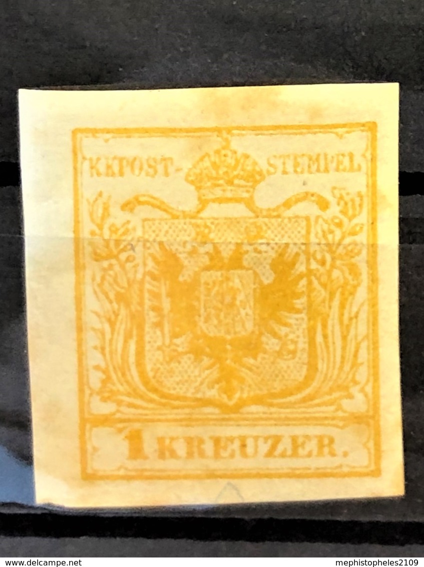 AUSTRIA 1850 - MNH - ANK 1Nb. - Neudruck 1884 - 1kr - Prove & Ristampe