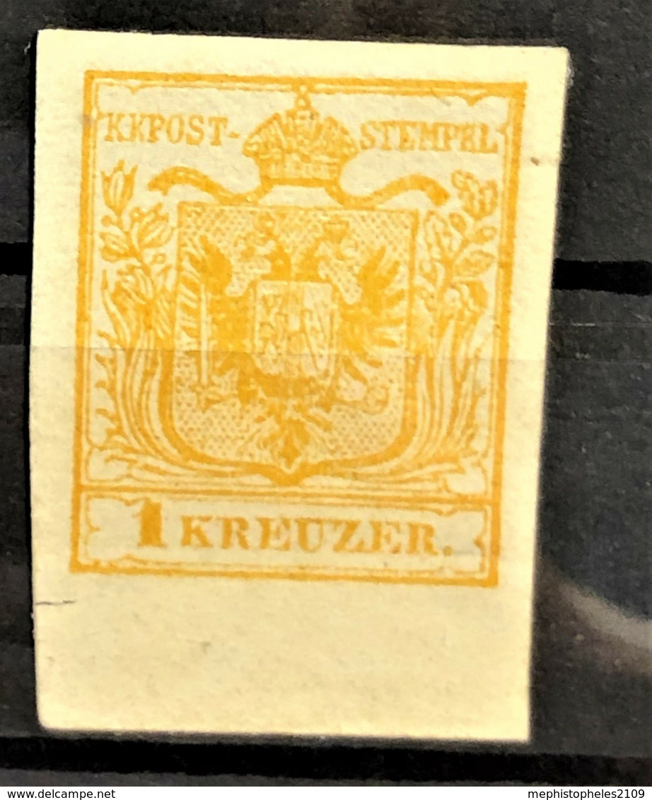 AUSTRIA 1850 - MNH - ANK 1Nb. - Neudruck 1884 - 1kr - Proeven & Herdruk