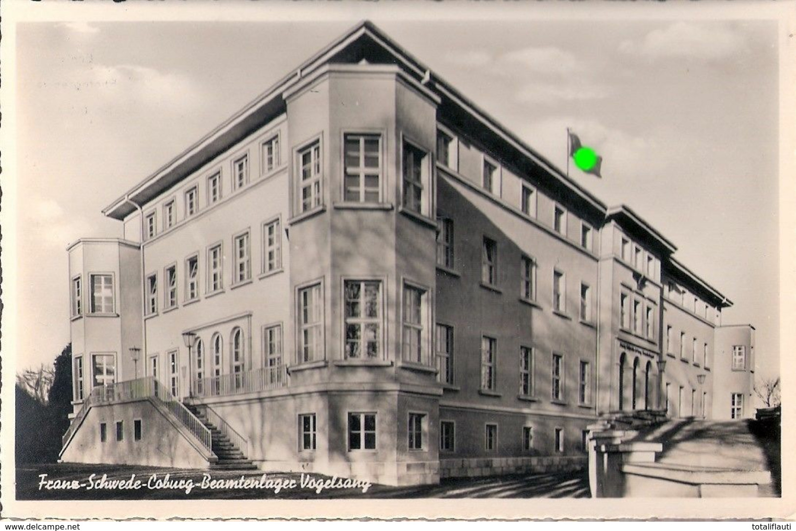 VOGELSANG Warsin Bei Ückermünde Franz Schwede Coburg Beamtenlager Flagge Der Zeit 1933.45 Ungelaufen - Ueckermuende