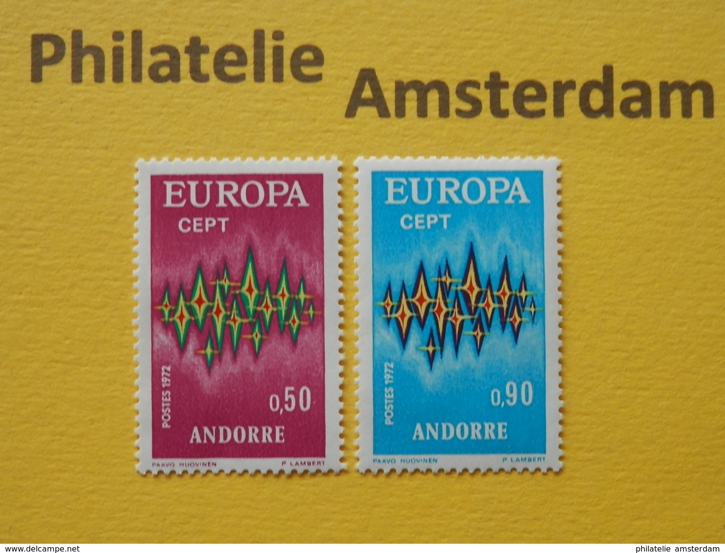 French Andorra 1972, EUROPA CEPT: Mi 238-39, ** - 1972