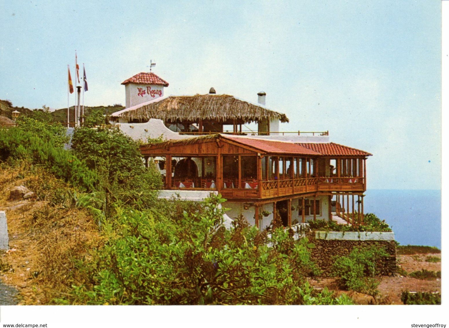 Espagne Islas Canarias Iles Canaries La Gomera Restaurante Las Rosas Restaurant - Gomera