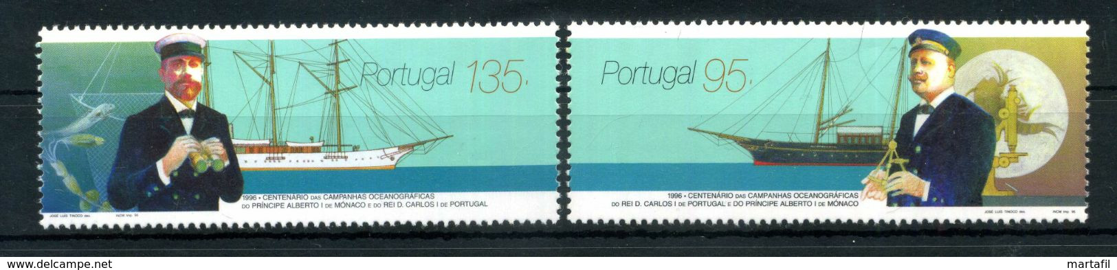 1996 PORTOGALLO SET MNH ** 2089/2090 - Nuevos