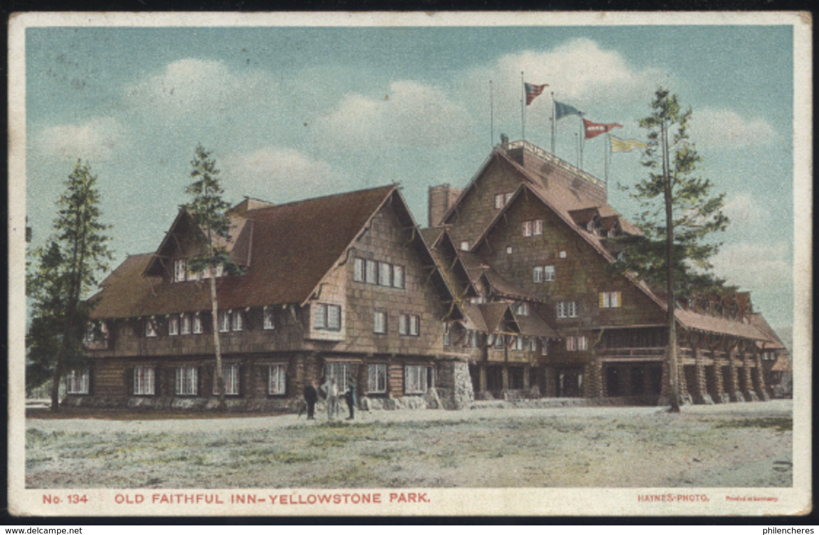 CPA - (Etats-Unis) Old Faithfull Inn - Yellowstone Park - Yellowstone