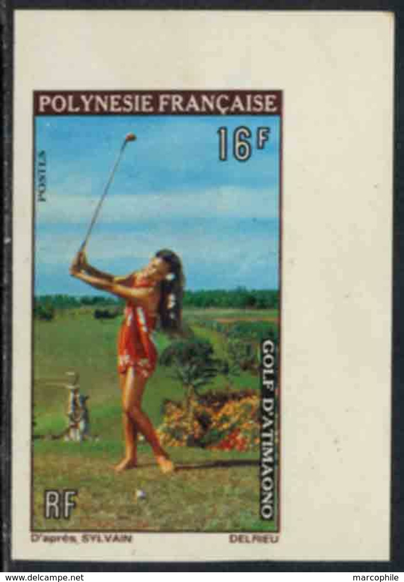 POLYNESIE FRANCAISE - GOLF  / 1974  # 94 ** NON DENTELE, COIN DE FEUILLE (ref 2285) - Non Dentelés, épreuves & Variétés