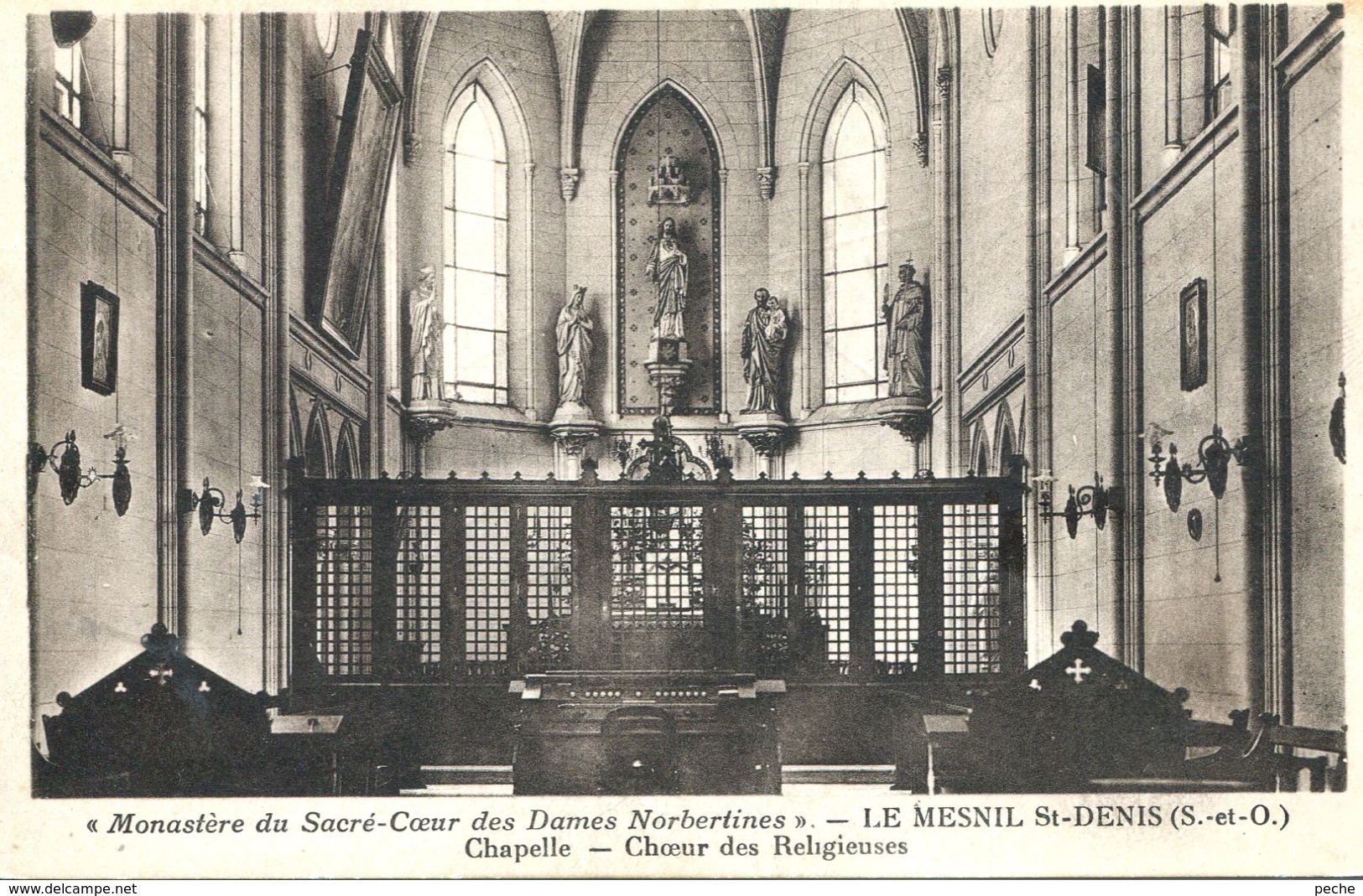 N°3008  R -cpa Le Mesnil St Denis -monastère Du Sacré Coeur Des Dames Norbertines- - Le Mesnil Saint Denis