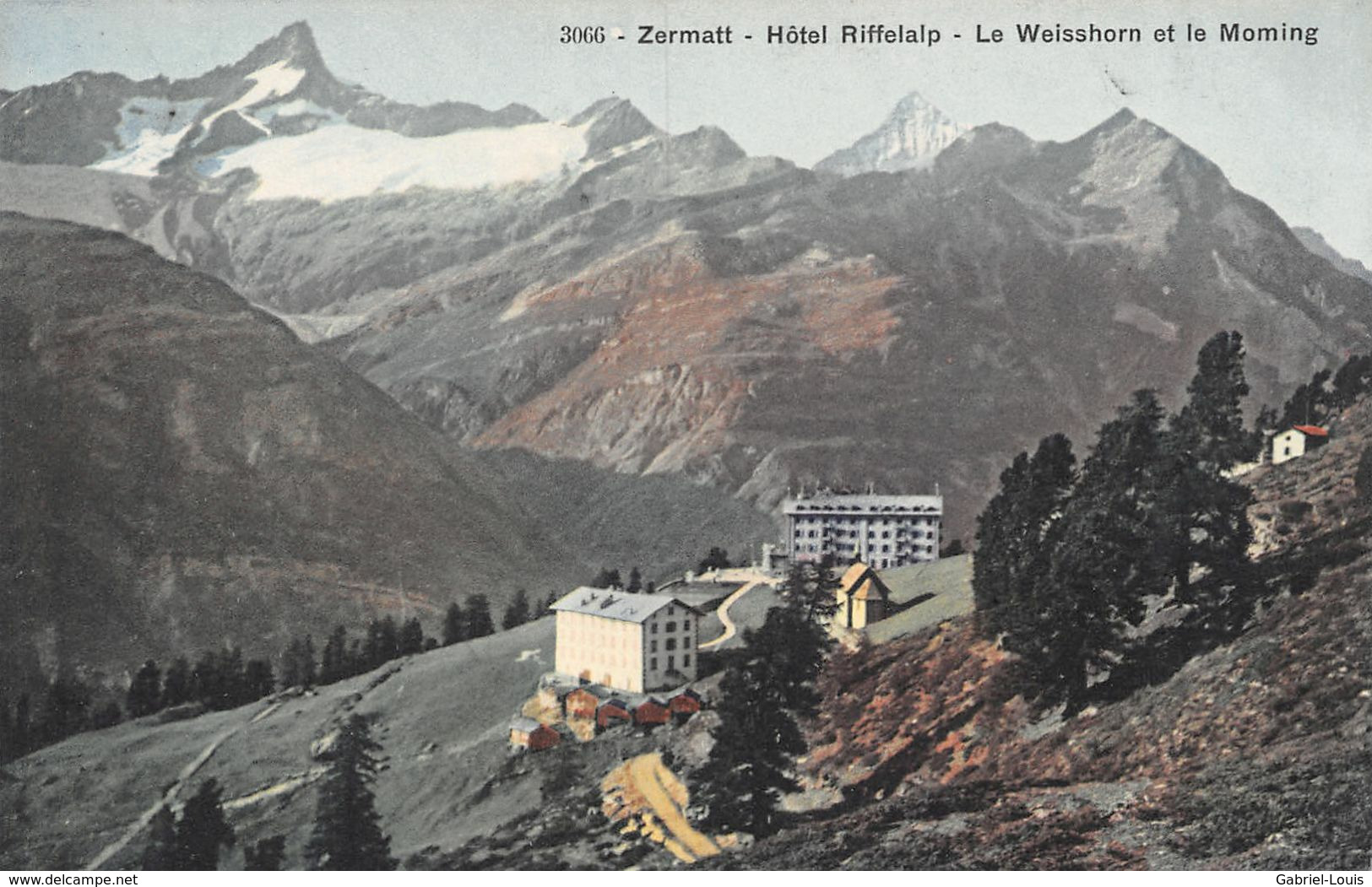 Zermatt Hôtel Riffelalp - Le Weisshorn Et Le Moming - Zermatt