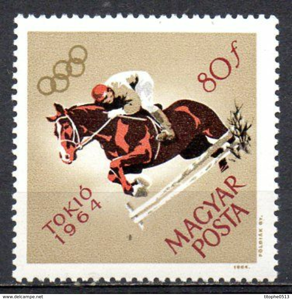 HONGRIE. N°1652 De 1964. Equitation Aux J.O. De Tokyo. - Springreiten