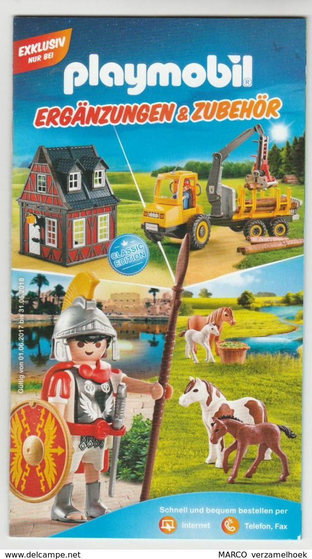 Brochure-leaflet PLAYMOBIL Ergänzugen & Zubehör 2017 - Playmobil