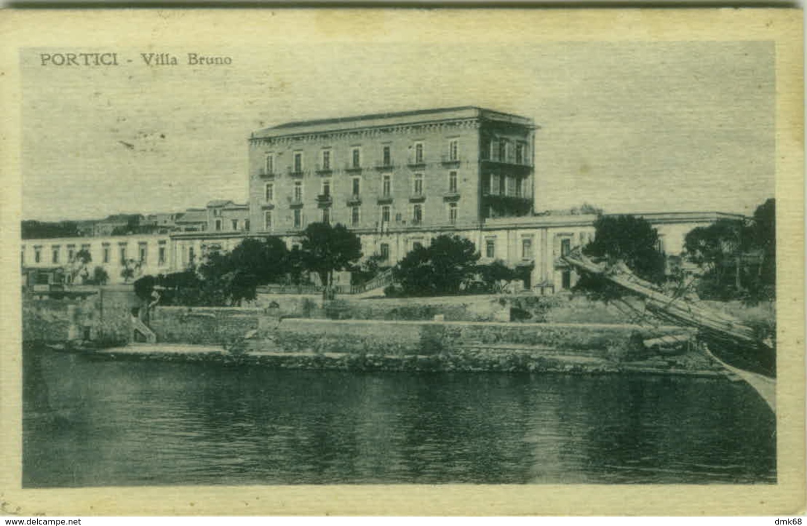 PORTICI ( NAPOLI ) VILLA BRUNO - EDIZIONE FILIPPO CIMMINO - SPEDITA 1910s ( 4869) - Portici