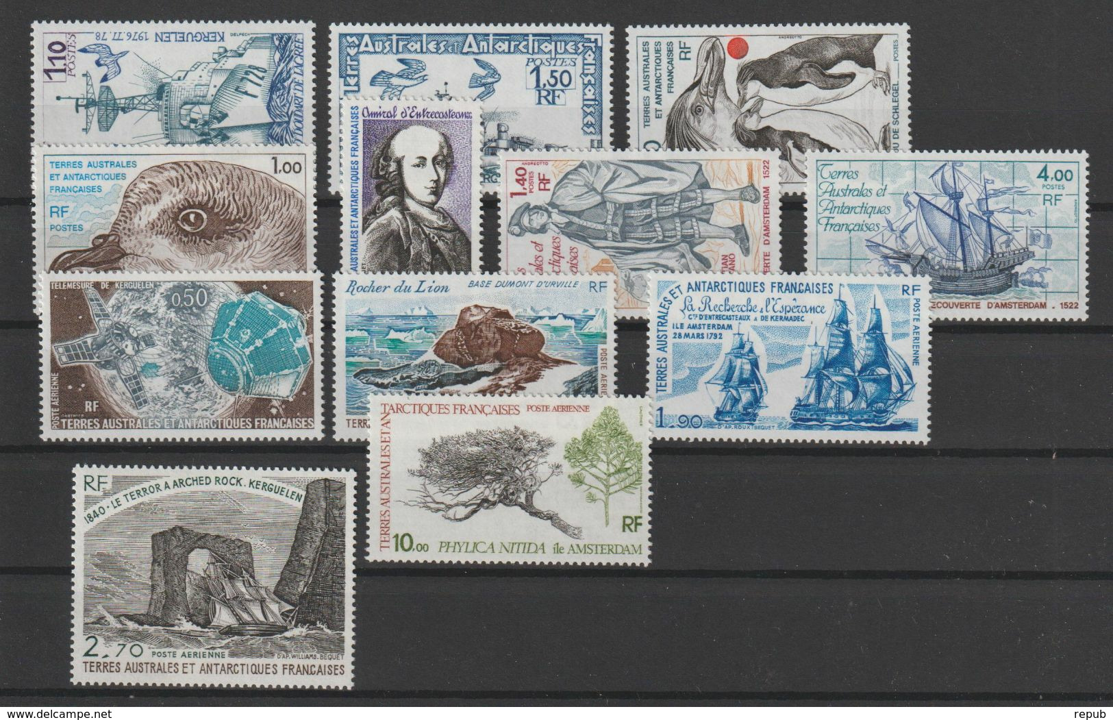 TAAF Année Complète 1979 79-85 Et PA 56-60 ** MNH - Años Completos