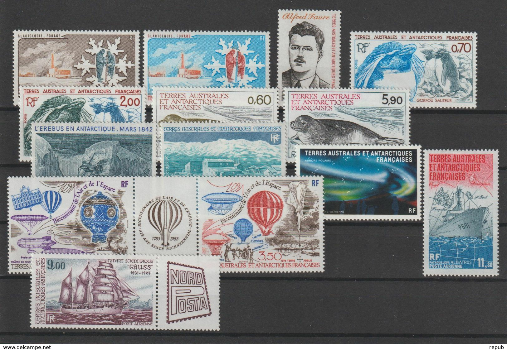 TAAF Année Complète 1984 102-108 Et PA 79-81,83A,84-85 ** MNH - Full Years
