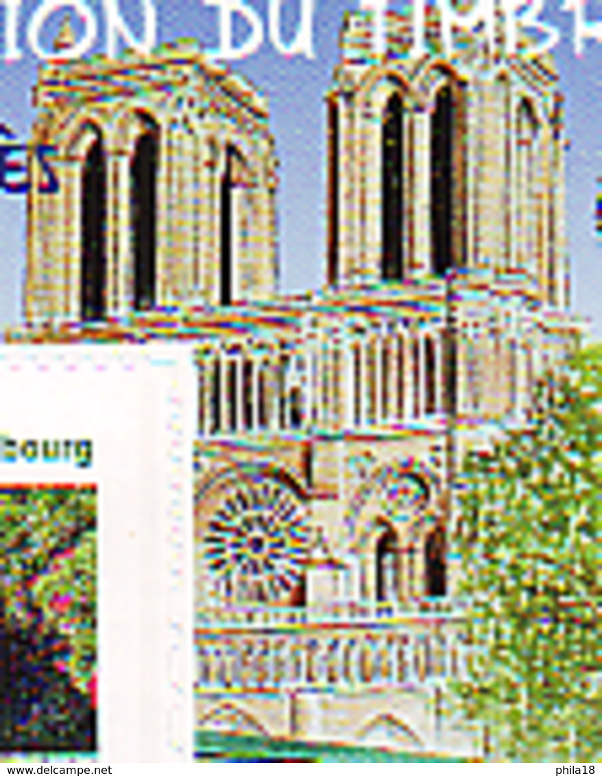 BLOC FFAP N°17  INCLUS MONTIMBRE@MOI 20 G  Passion Du Timbre 93° Congrès PARIS 2020 Jardin Luxembourg NOTRE  DAME BOUQUI - FFAP