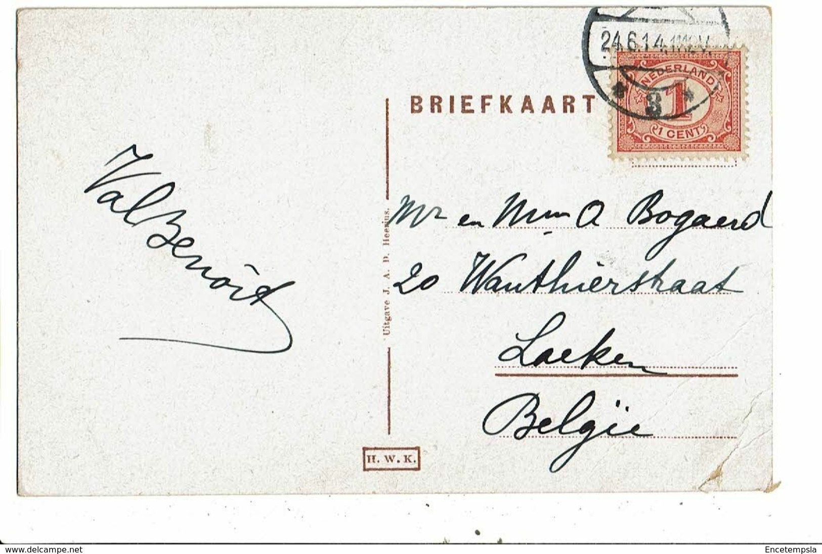 CPA-Carte Postale-Belgique-Pays Bas- Sneek- Bothinia Kade 1914 VM20765 - Sneek