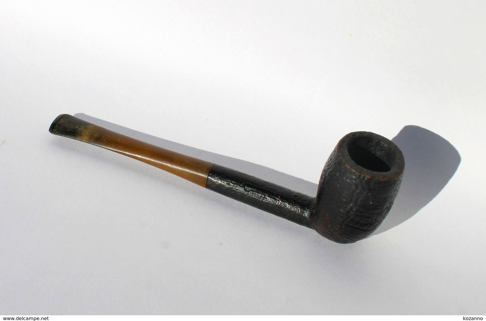 ANCIENNE PIPE HILSON MONDIAL DE LUXE - BRUYERE VINTAGE -  L:15cm  (3) - Pijpen In Bruyèrehout