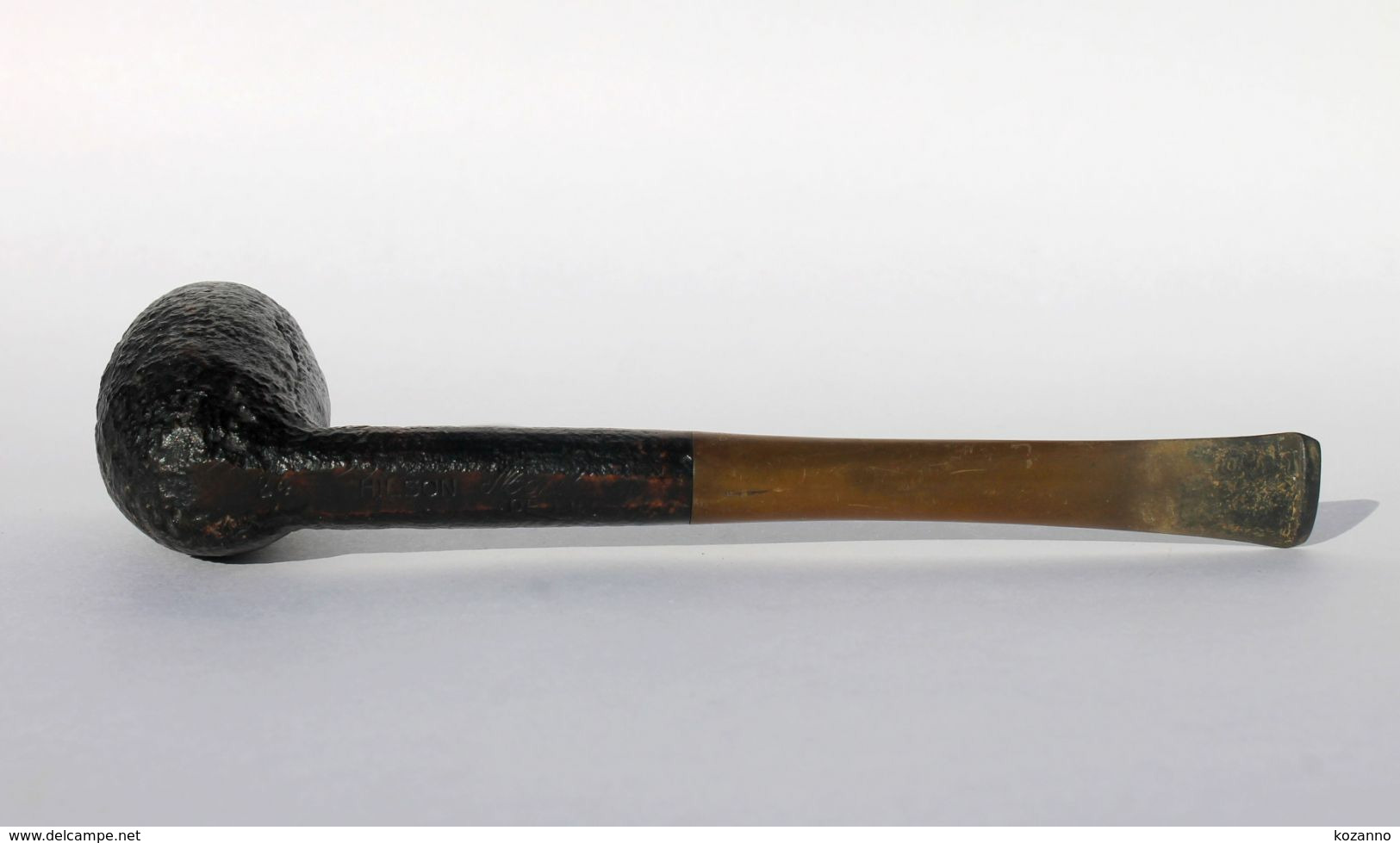 ANCIENNE PIPE HILSON MONDIAL DE LUXE - BRUYERE VINTAGE -  L:15cm  (3)