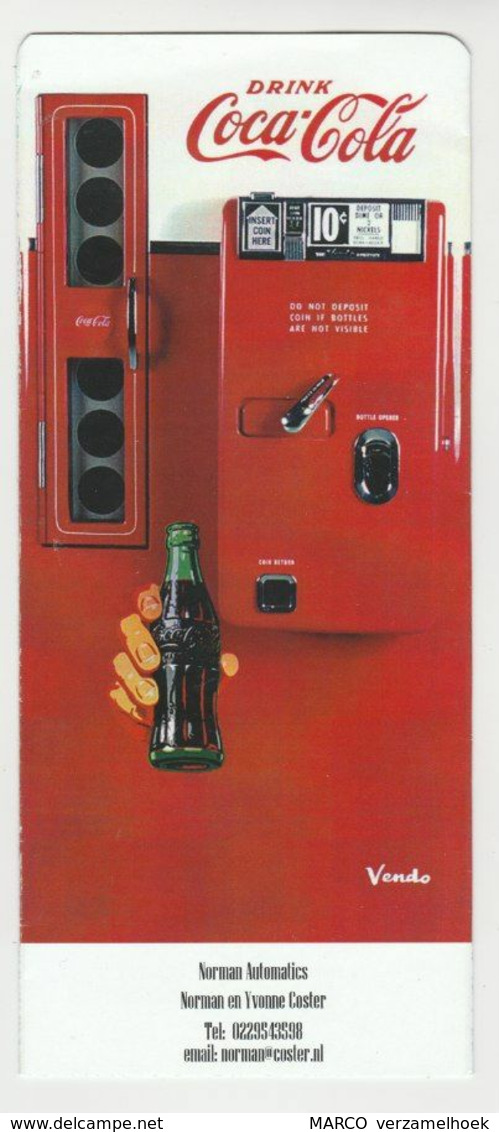 Brochure-leaflet Drink Coca-cola Norman Automatics (NL) - Andere & Zonder Classificatie